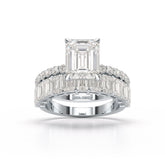 6.24 CT Classic Emerald Cut Lab Diamond Ring